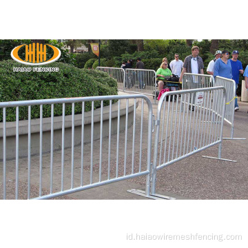 Sertifikasi Galvanis Retractable Crowd Control Barrier